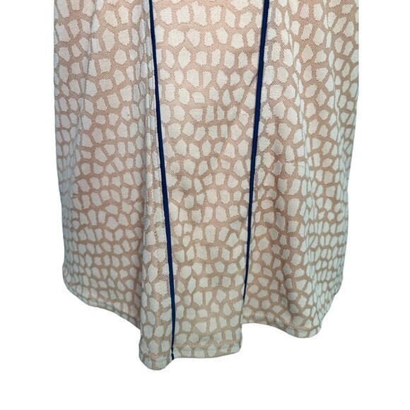 Jamie Sadock Medium Golf‎ Top Shirt Tennis Sleeveless Piping Detail Beige Gold - Picture 3 of 9